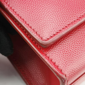 Pre-owned Yves Saint Laurent KATE Red Caviar leather 364021 shoulderbag | stylenewstar