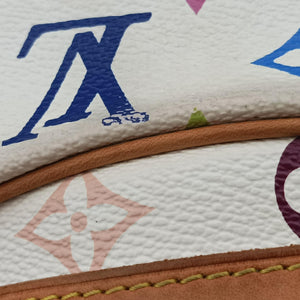 Pre-owned Louis Vuitton Boulogne White Monogram Multicolor M92660 shoulderbag | stylenewstar