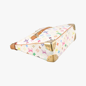 Pre-owned Louis Vuitton Boulogne White Monogram Multicolor M92660 shoulderbag | stylenewstar