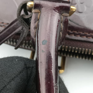 Pre-owned Louis Vuitton Alma GM Rouge Fauvist Vernis M91687 handbag | stylenewstar