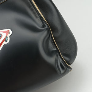 Pre-owned Louis Vuitton World Tour City Steamer MM Black×multicolor Leather M43080 shoulderbag | stylenewstar