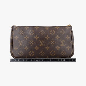 Pre-owned Louis Vuitton Multi Pochette Accessoir brown×khaki Monogram Canvas M44813 shoulderbag | stylenewstar