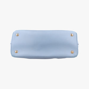 Pre-owned Prada Galleria Blue SAFFIANO Leather BN1801 shoulderbag | stylenewstar