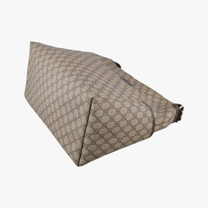 Vintage Gucci GG Plus GG Supreme khaki PVC coated canvas 201767 shoulderbag | stylenewstar