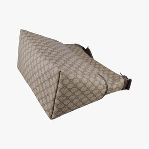 Vintage Gucci GG Plus GG Supreme khaki PVC coated canvas 201767 shoulderbag | stylenewstar