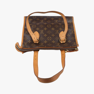 Pre-owned Louis Vuitton Popincourt Brown Monogram Canvas M40007 handbag | stylenewstar