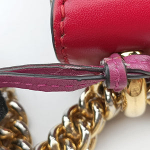 Pre-owned Gucci Padlock Beige×red×pink PVC coated canvas×leather 409487 shoulderbag | stylenewstar