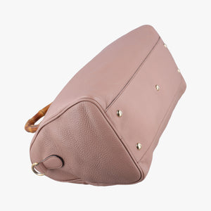 Vintage Gucci bamboo shopper Pink Leather 353124 shoulderbag | stylenewstar