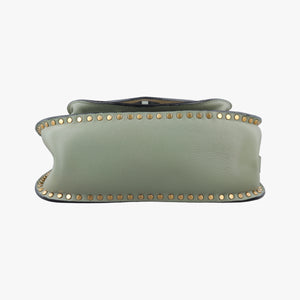 Secondhand Chloe Hudson Blue × Green leather shoulderbag | stylenewstar
