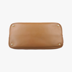Vintage Prada Double Cuir Camel SAFFIANO Leather BN2755 shoulderbag | stylenewstar