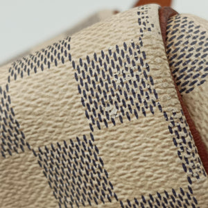 Pre-owned Louis Vuitton Speedy 35 Azur Damier Canvas N41535 handbag | stylenewstar