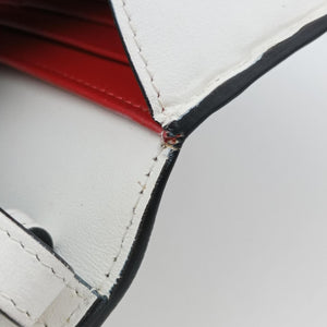 Pre-owned Christian Louboutin Paloma Clutch White Leather clutchbag | stylenewstar
