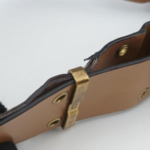 Pre-owned Christian Dior Street Chic Columbus Brown Leather shoulderbag | stylenewstar