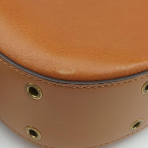 Pre-owned Christian Dior Street Chic Columbus Brown Leather shoulderbag | stylenewstar