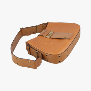 Pre-owned Christian Dior Street Chic Columbus Brown Leather shoulderbag | stylenewstar