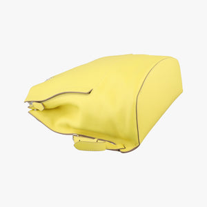 Pre-owned Hermes Sac A Dos GR24 Jaune Ambre Evercolor Calfskin backpack/rucksack | stylenewstar