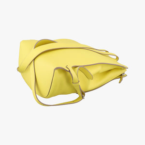 Pre-owned Hermes Sac A Dos GR24 Jaune Ambre Evercolor Calfskin backpack/rucksack | stylenewstar