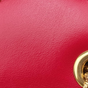 Pre-owned Dolce & Gabbana DEVOTION Red Leather shoulderbag | stylenewstar