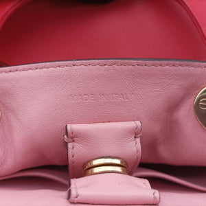 Pre-owned Christian Dior Diorissimo Red Leather shoulderbag | stylenewstar