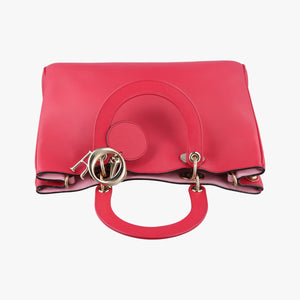 Pre-owned Christian Dior Diorissimo Red Leather shoulderbag | stylenewstar