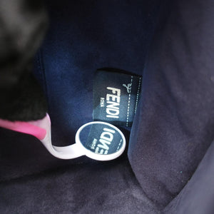 Secondhand Fendi KAN I Blue×Multicolour Leather 8BT283 shoulderbag | stylenewstar