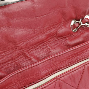 Vintage Chanel 2.55East West Red Leather A37691 shoulderbag | stylenewstar
