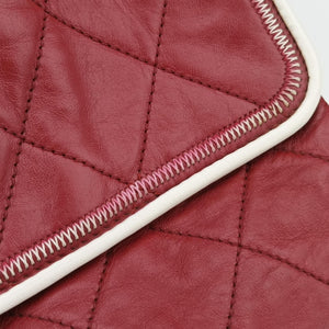 Vintage Chanel 2.55East West Red Leather A37691 shoulderbag | stylenewstar