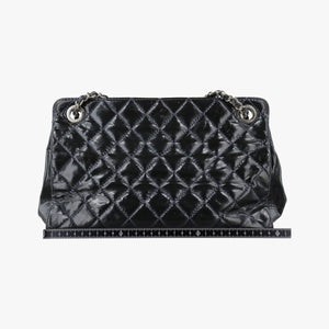 Vintage Chanel Matelasse Cocomark GST Green Patent Leather A65734 shoulderbag | stylenewstar