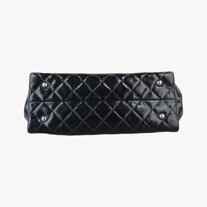 Vintage Chanel Matelasse Cocomark GST Green Patent Leather A65734 shoulderbag | stylenewstar