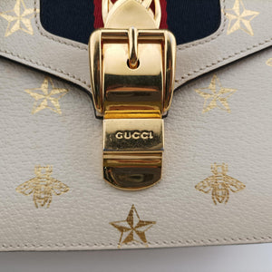 Pre-owned Gucci Sylvie White Leather 470270 shoulderbag | stylenewstar