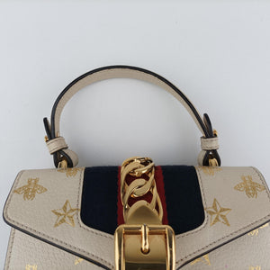 Pre-owned Gucci Sylvie White Leather 470270 shoulderbag | stylenewstar