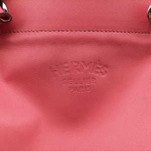 Pre-owned Hermes Sac Aline mini Pink Leather shoulderbag | stylenewstar