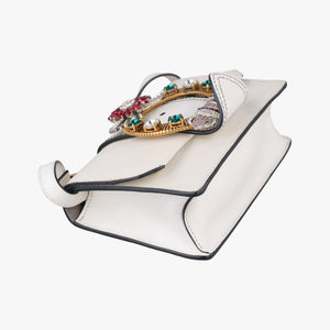 Pre-owned Miu Miu Miu Lady White Leather shoulderbag | stylenewstar