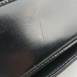 Pre-owned Gucci Bamboo Black Leather 000-21 handbag | stylenewstar