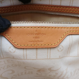Pre-owned Louis Vuitton Neverfull MM Azur Damier Canvas N51107 handbag | stylenewstar
