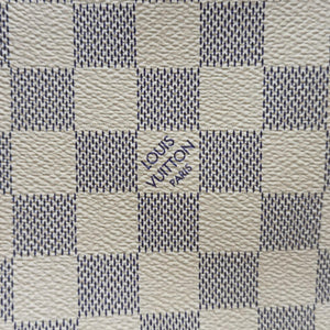 Pre-owned Louis Vuitton Neverfull MM Azur Damier Canvas N51107 handbag | stylenewstar