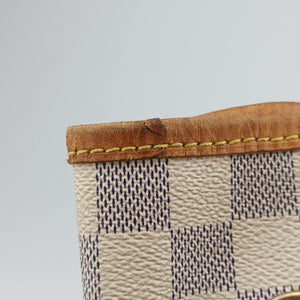 Pre-owned Louis Vuitton Neverfull MM Azur Damier Canvas N51107 handbag | stylenewstar