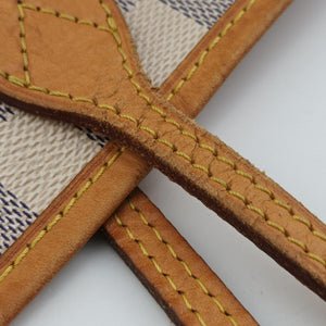 Pre-owned Louis Vuitton Neverfull MM Azur Damier Canvas N51107 handbag | stylenewstar
