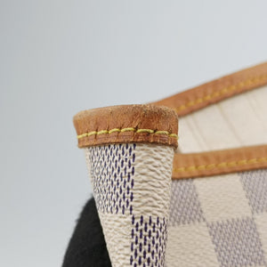 Pre-owned Louis Vuitton Neverfull MM Azur Damier Canvas N51107 handbag | stylenewstar