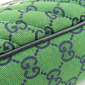 Secondhand Gucci GG Marmont Green canvas 447632 shoulderbag | stylenewstar