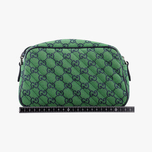 Secondhand Gucci GG Marmont Green canvas 447632 shoulderbag | stylenewstar