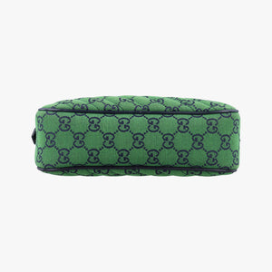 Secondhand Gucci GG Marmont Green canvas 447632 shoulderbag | stylenewstar