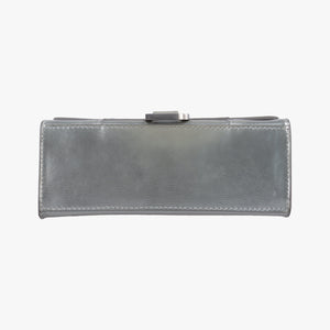 Vintage Balenciaga Hourglass XS Silver leather shoulderbag | stylenewstar