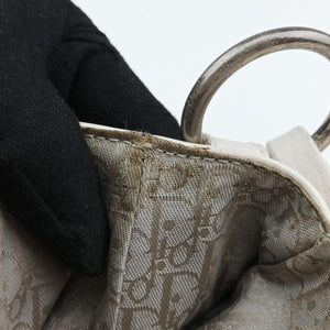 Vintage Christian Dior Gaucho White leather shoulderbag | stylenewstar