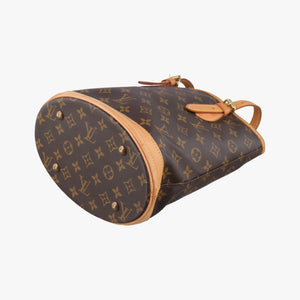 Pre-owned Louis Vuitton Bucket PM Brown Monogram Canvas M42238 handbag | stylenewstar