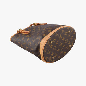 Pre-owned Louis Vuitton Bucket PM Brown Monogram Canvas M42238 handbag | stylenewstar
