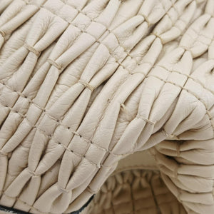 Pre-owned Bvlgari Isabella Rossellini ivory Leather shoulderbag | stylenewstar