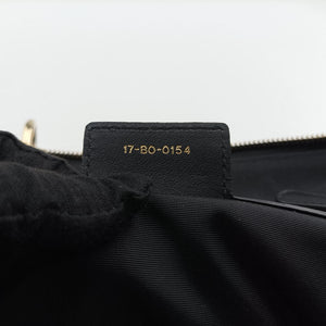 Pre-owned Christian Dior Cannage Dior Soft Shopping Black lambskin shoulderbag | stylenewstar