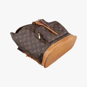 Pre-owned Louis Vuitton MONTSOURIS GM brown Monogram Canvas M51135 backpack/rucksack | stylenewstar