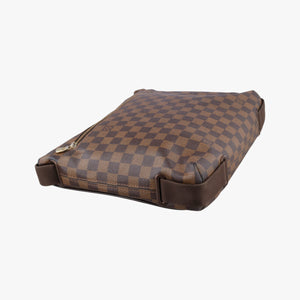 Pre-owned Louis Vuitton BROOKLYN MM EBENE Damier Canvas N51211 shoulderbag | stylenewstar